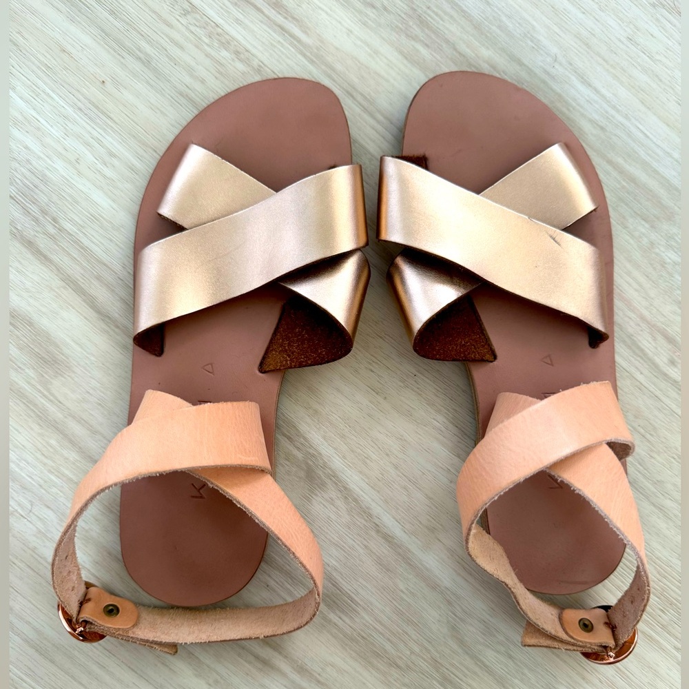 KYMA Sandals Patmos in Pink Bronze